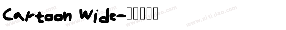 Cartoon Wide字体转换